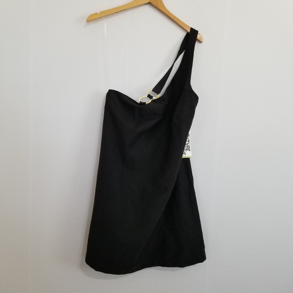 NWT Future Collective Black Ring Detail Dress Size 17 XXL - Picture 2 of 10